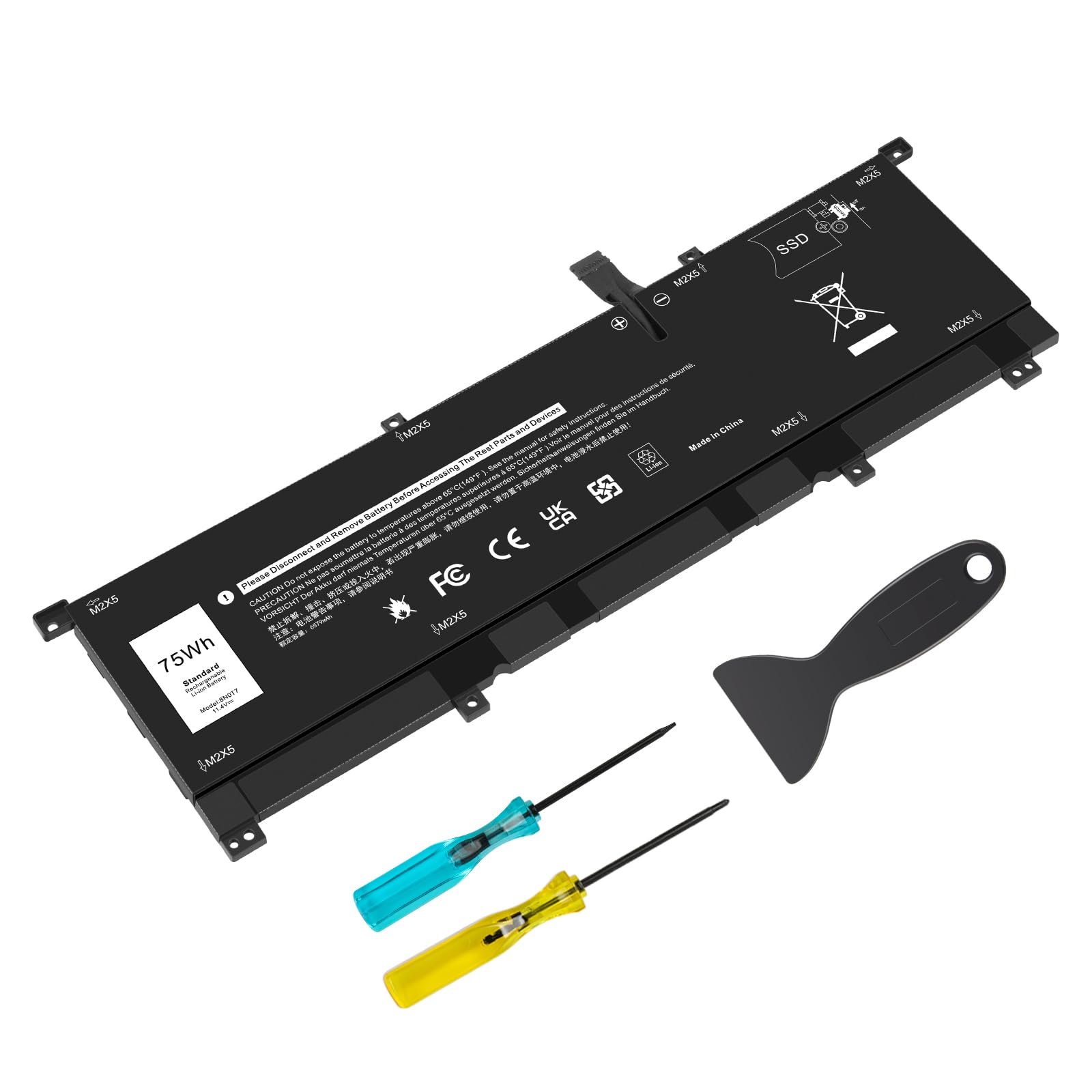 Amazon.com: TREE.NB 8N0T7 Replacement Laptop Battery for DELL XPS